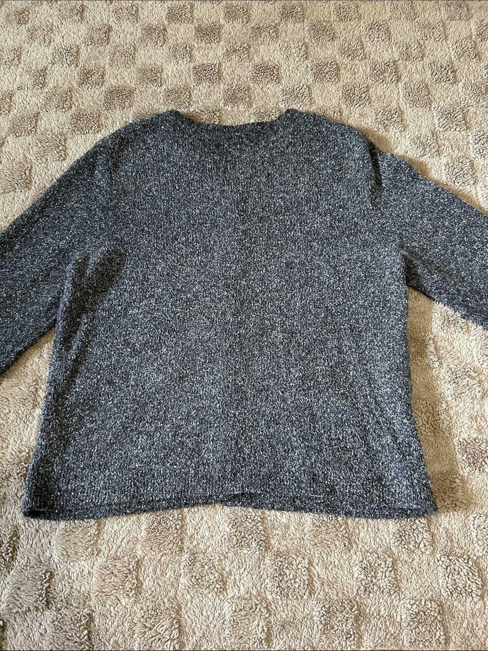 Northern Reflections Hand Embroidered Reindeer Cardigan Sweaty Cozy Winter - Picture 6 of 7
